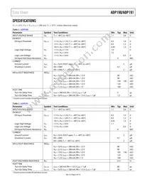 ADP191ACBZ-R7 Datasheet Page 3