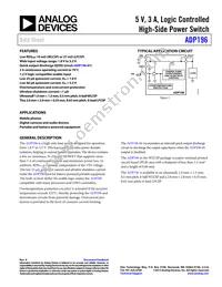ADP196ACPZN-01-R7 Datasheet Cover