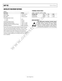 ADP196ACPZN-01-R7 Datasheet Page 4
