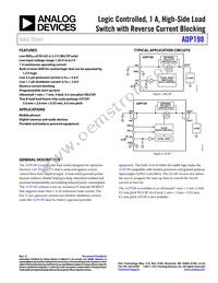 ADP198ACBZ-11-R7 Datasheet Cover