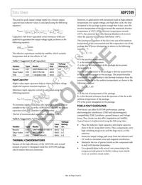 ADP2109ACBZ-1.2-R7 Datasheet Page 13