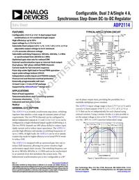 ADP2114ACPZ-R2 Datasheet Cover