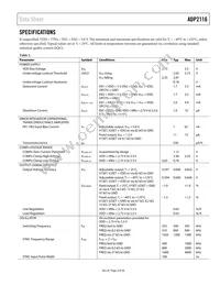 ADP2116ACPZ-R7 Datasheet Page 3