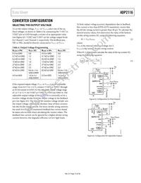 ADP2116ACPZ-R7 Datasheet Page 23