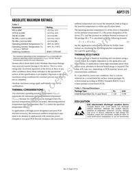 ADP2125ACDZ-1.26R7 Datasheet Page 5