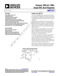 ADP2147ACBZ-150-R7 Datasheet Cover