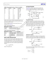 ADP2164ACPZ-3.3-R7 Datasheet Page 17