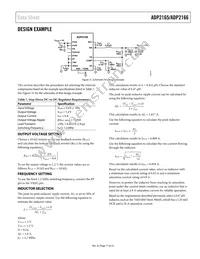 ADP2166ACPZ-2.5-R7 Datasheet Page 17