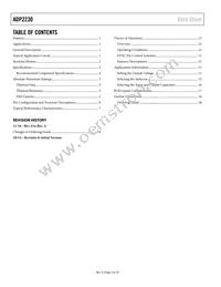 ADP2230ACPZ-1218R7 Datasheet Page 2