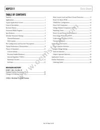 ADP2311ACPZ-3-R7 Datasheet Page 2