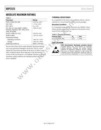 ADP2323ACPZ-R7 Datasheet Page 6