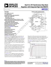 ADP2325ACPZ-R7 Datasheet Cover