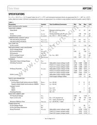 ADP2360ACPZ-5.0-R7 Datasheet Page 3