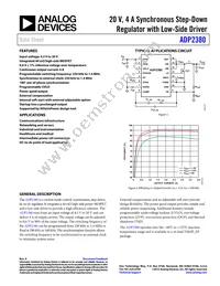 ADP2380AREZ Datasheet Cover