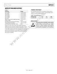 ADP2441ACPZ-R7 Datasheet Page 5