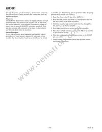 ADP3041ARUZ-REEL Datasheet Page 14