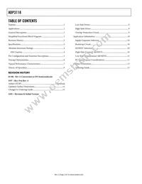 ADP3118JCPZ-RL Datasheet Page 2