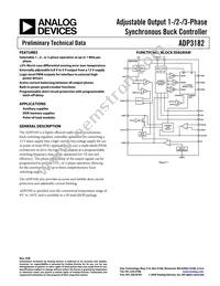 ADP3182JRQZ-REEL Datasheet Cover