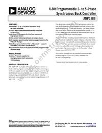 ADP3189JCPZ-R7 Datasheet Cover