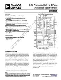 ADP3192AJCPZ-RL Datasheet Cover