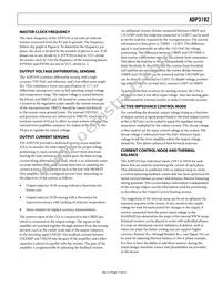 ADP3192JCPZ-RL Datasheet Page 11