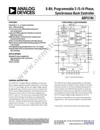 ADP3194JRUZ-RL Datasheet Cover