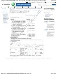 ADP3209DJCPZ-RL Datasheet Cover