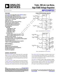 ADP322ACPZ-165-R7 Datasheet Cover