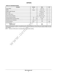ADP3293JCPZ-RL Datasheet Page 4