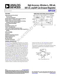 ADP3330ARTZ-2.75RL Datasheet Cover