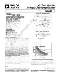 ADP3367ARZ-REEL7 Datasheet Cover