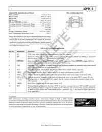 ADP3415LRMZ-REEL Datasheet Page 3