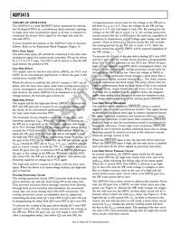 ADP3415LRMZ-REEL Datasheet Page 8