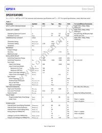 ADP5014ACPZ-R7 Datasheet Page 4