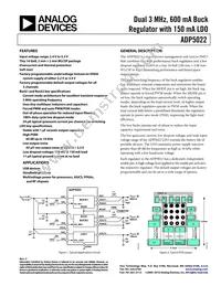 ADP5022ACBZ-6-R7 Datasheet Cover