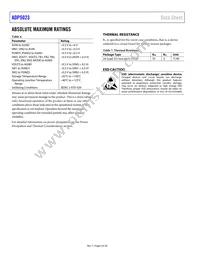 ADP5023ACPZ-R2 Datasheet Page 6