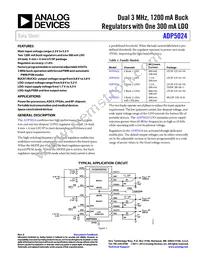 ADP5024ACPZ-R2 Datasheet Cover