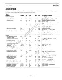 ADP5063ACPZ-1-R7 Datasheet Page 3