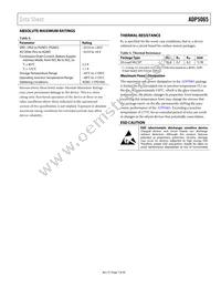 ADP5065ACBZ-1-R7 Datasheet Page 7