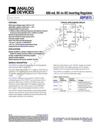ADP5075ACBZ-R7 Datasheet Cover