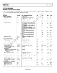 ADP5350ACPZ-1-R7 Datasheet Page 4