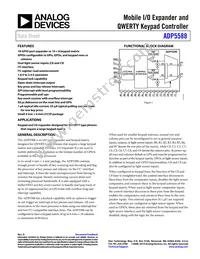 ADP5588ACPZ-R7 Datasheet Cover