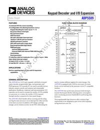 ADP5589ACPZ-02-R7 Datasheet Cover