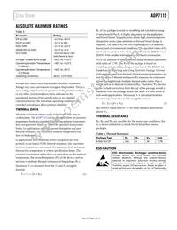 ADP7112ACBZ-2.5-R7 Datasheet Page 5