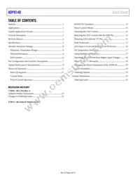 ADP8140ACPZ-1-R7 Datasheet Page 2