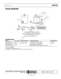 ADP8140ACPZ-1-R7 Datasheet Page 23