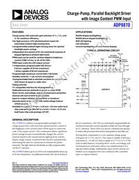 ADP8870ACBZ-R7 Datasheet Cover