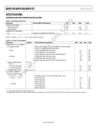 ADPD105BCPZRL Datasheet Page 6