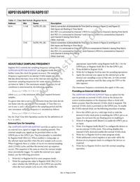 ADPD105BCPZRL Datasheet Page 22