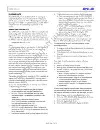 ADPD144RI-ACEZ-RL7 Datasheet Page 17
